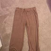 Brown Wide Leg Pants