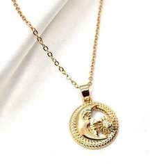 Moon Sun Bohemian Necklace