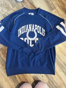 NFL A Blue Colts Crewneck