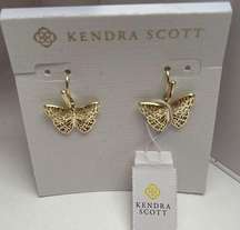 NWT Kendra Scott Hadley Butterfly Earrings