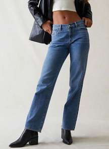 Low Rise Boyfriend Jeans