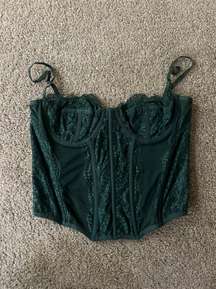 Green Corset Top