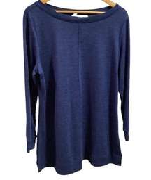 d &‎ Co ( QVC) blue sweatshirt size L petite