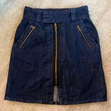 7 for All Mankind Denim Jean Skirt Size 24