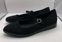 Anne Klein Women's Sissy Mary Jane Flat size 8M black