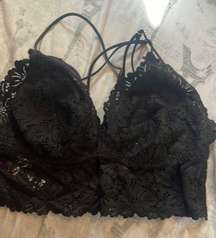 PINK Victoria’s Secret Black Lace Bralette