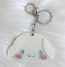 Cinnamoroll glitter mirror keychain