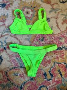 Neon Green Swimsuit