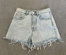 Distressed Jean Short