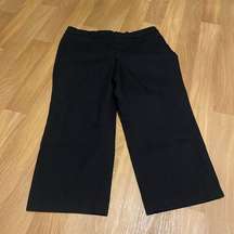 Dockers Black Cropped Work Pants | 12