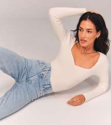 90s Straight Ultra High Rise Crossover Jeans