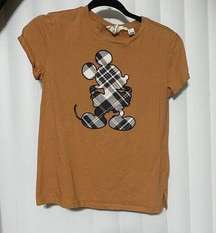 Disney black/White silhouette brown t-shirt