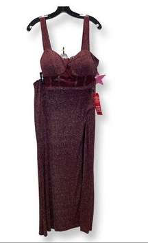 Crystal Doll Bedazzled Crop Top & Maxi Skirt Set Size XL New With Tags