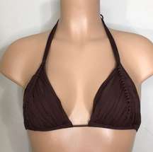 PILYQ Isla triangle bikini top. Large. NWT