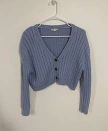 Ribbed Cropped Sweater