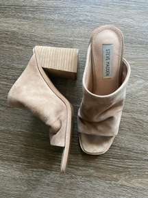 Suede Block Heels