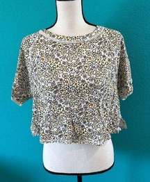 New with tags we the free free people yellow floral top in size small