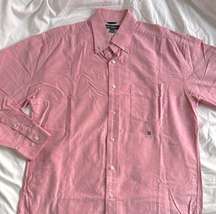 100% Cotton Men’s Pink Button Down Shirt