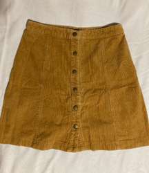 Corduroy Skirt