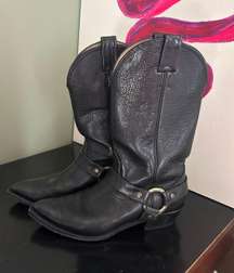 Vintage Leather Cowboy Boots