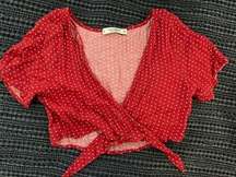 Red Crop Top