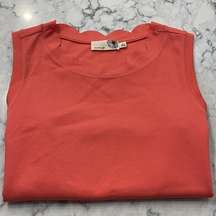 Everleigh Coral Sleeveless Top Size L