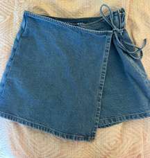 Denim Skort