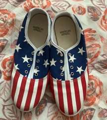 American Apparel tennis shoe flag NEW! Unisex