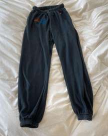 Aviator Nation Washed Black Sweatpants Size Small