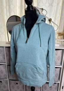 Quarter-zip Pullover Hoodie Sweatshirt