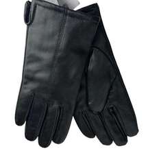 Nordstrom Black Leather Gloves New Size M