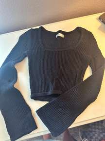 Cropped Knit Sweater