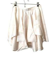 GREY‎ JASON WU Draped Satin-Like Mini Skirt Sz 4