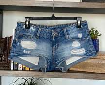 Cut Off Denim Shorts