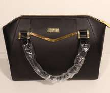 NWT JOY & IMAN Genuine Leather Satchel