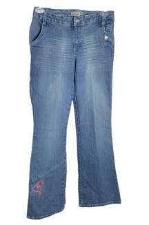 Platinum  Flare/Bootcut Jeans w Stitched heart Jrs 11