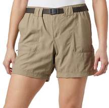 Columbia NWT  Sandy River Cargo Shorts Tan Khaki XL  6” belted