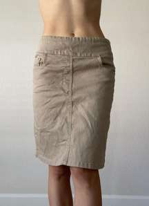 Khaki Cargo Skort