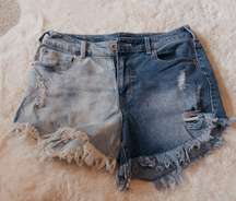 inc denim jean shorts