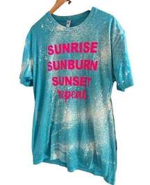 NEXT LEVEL Summer Beach Tie Die T Shirt Size XL