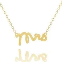 NWT Must Have Dainty Gold Mrs Necklace