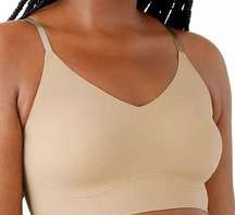 True & Co. True Body Lift Triangle Adjustable Strap Bra: Desert Nude Tan