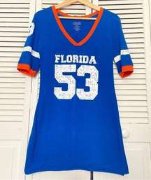 E5 College Apparel Florida Gators Jersey Cotton T-Shirt Dress S Small UF