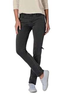 J. Jill Petite Authentic Fit Snap Hem Slim Ankle Jeans NWT Size 2P Onyx Wash