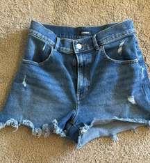 High Waisted Denim Shorts