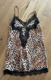 Intimates Cheetah Slip Dress