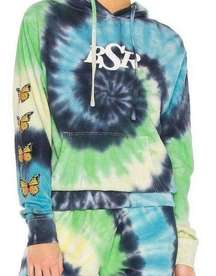 *SALE*  BSR Tie Dye Hoodie Sweatshirt Small New Blue Green