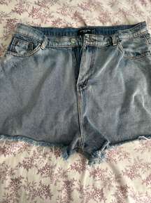 High Waisted Denim Shorts