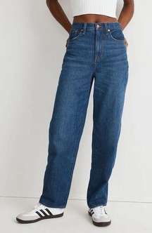 MADEWELL Baggy Straight Jeans Size 29 Blue NWT High Waisted Casual Denim