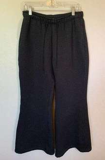 Nike | Black "Tech Pack Fleece" Wide Leg Pants Size Medium